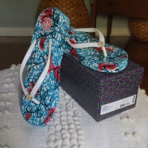 Tory Burch Thong Rubber Sandals Sze 10